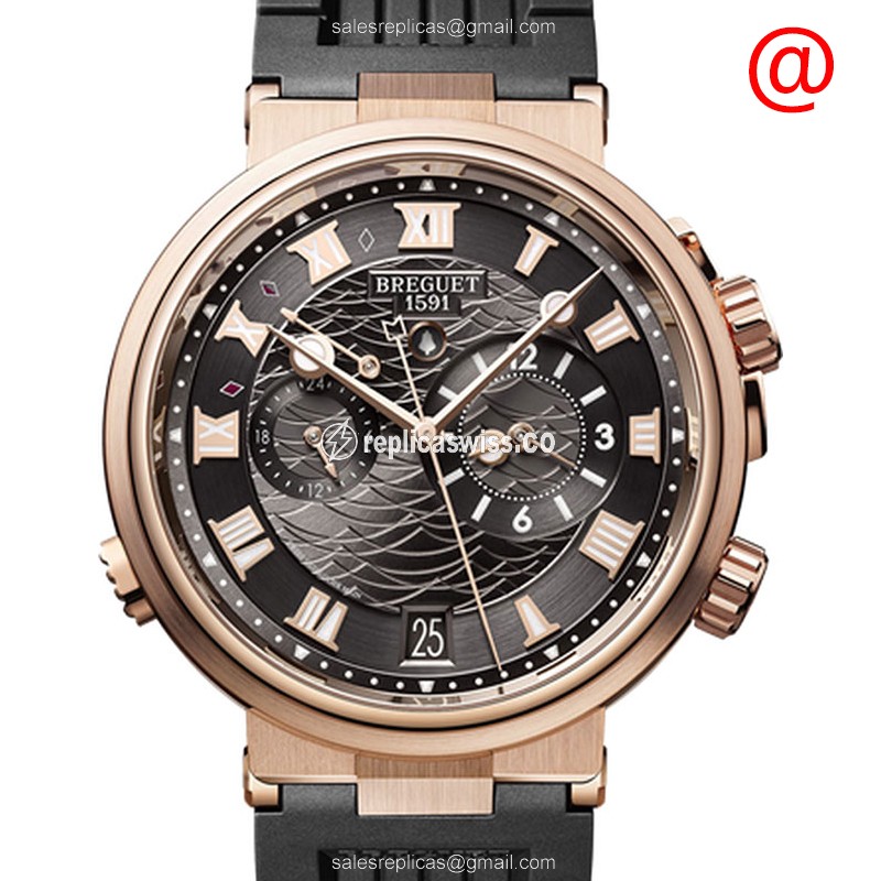 Breguet 5547BR/G3/5ZU Marine Replica, Automatic Movement, 18kt Rose Gold Case Watch
