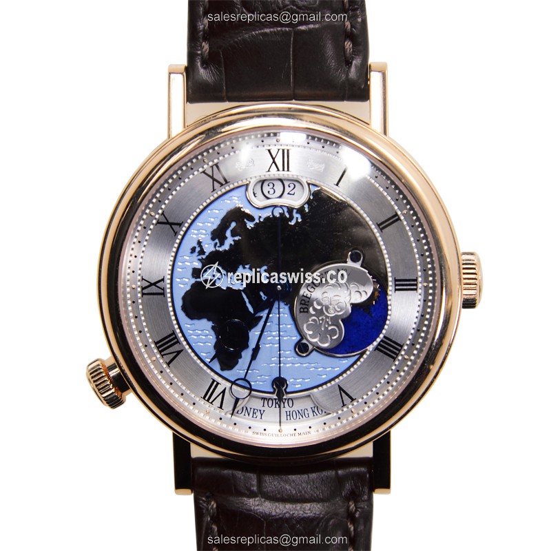 Breguet 5717BR/EU/9ZU Classic — Automatic Movement, 18kt Rose Gold Case, Silver Dial Watch