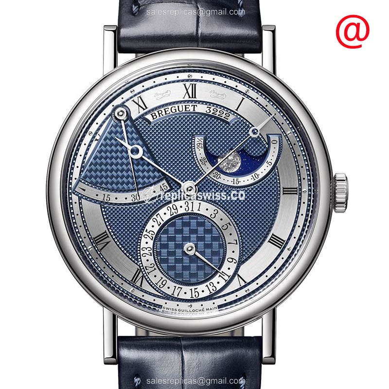 Breguet 7137BB/Y5/9VU Classic Watch | Automatic Movement | Blue Dial & 18kt Gold Case