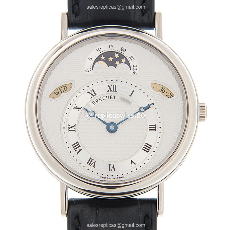 Breguet Classic 3337BB/1E/986 Replica in 18kt Gold, Silver Dial, Automatic Movement Watch