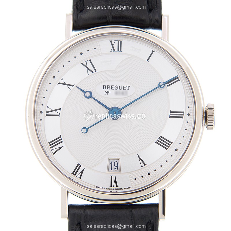Breguet Classic 5197BB/15/986 Replica in 18kt Gold, Automatic Movement & Silver Dial Watch