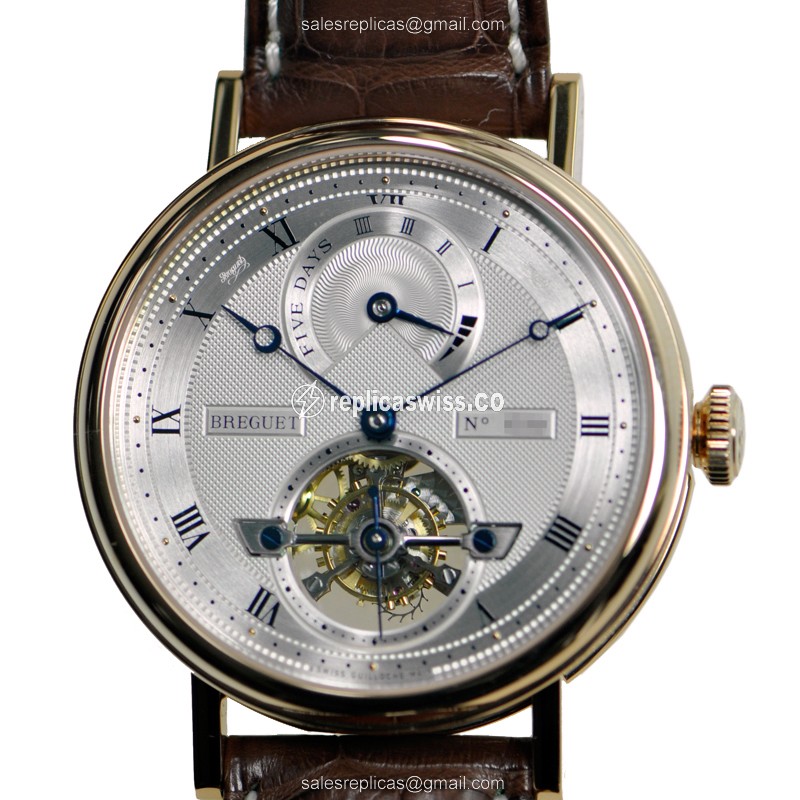 Breguet Classique 5317BR/12/9V6 Replica | Automatic Movement, 18kt Rose Gold Case & Silver Dial
