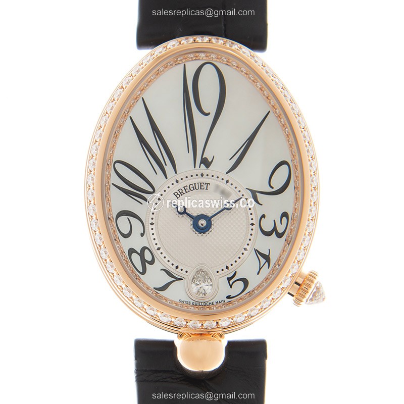 Breguet Reine De Naples Replica in 18kt Gold Case | Automatic Movement | White Dial Watch