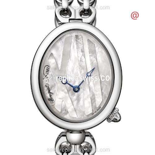 Breguet Reine De Naples Replica in White Dial & Stainless Steel Case, Automatic Movement Watch