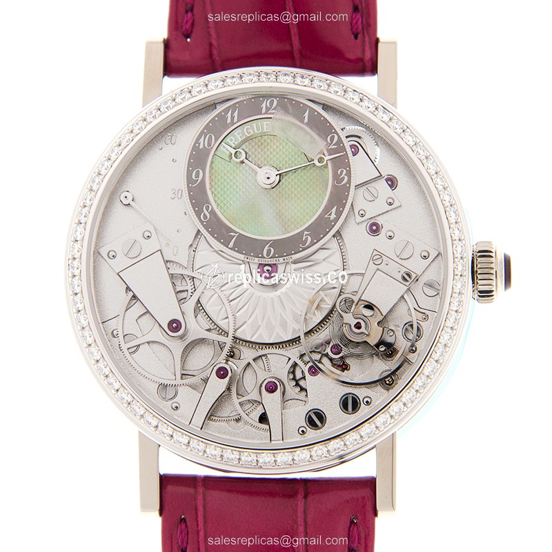 Breguet Tradition Replica in 18kt White Gold, Automatic Movement, Silver Dial Watch