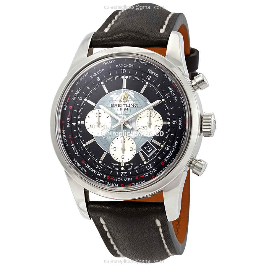 Breitling AB0510U4/BB62-441X-A20BA.1 Replica Chronograph | Automatic Movement, Black Dial & Steel