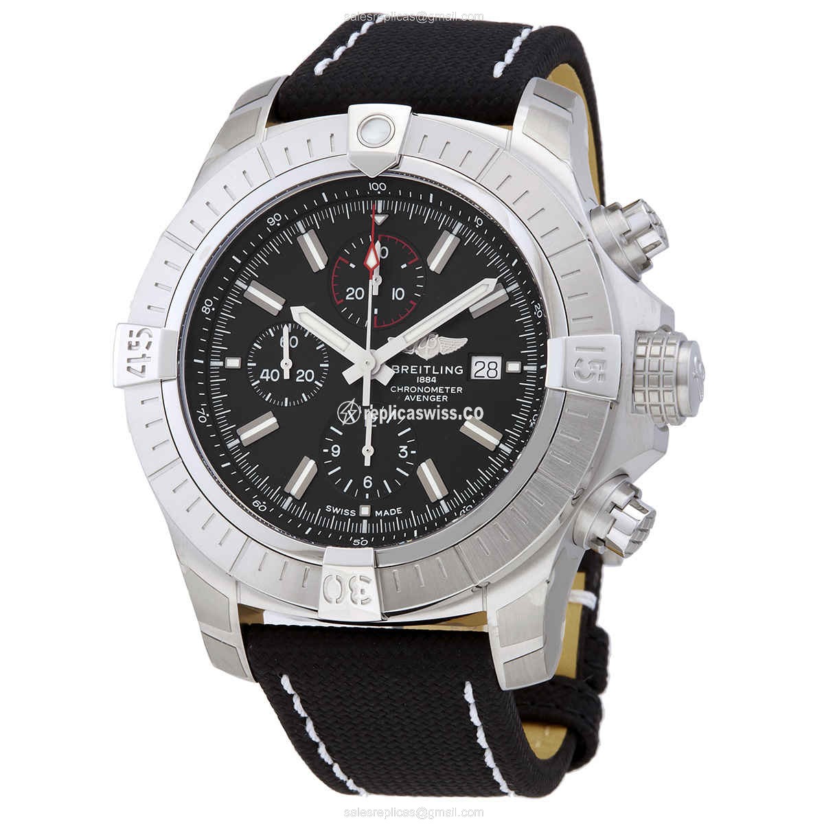 Breitling Avenger II A13375101B1X2 Replica | Black Dial, Automatic Movement Watch