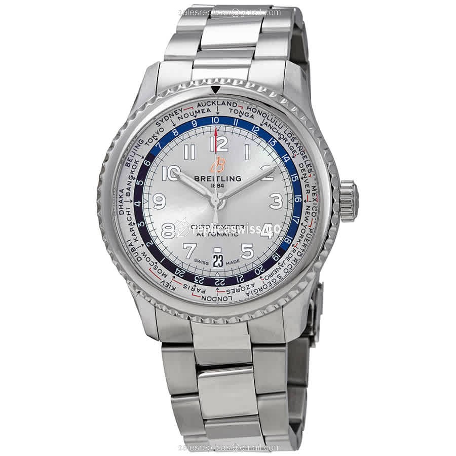 Breitling AVIATOR 8 Automatic | Stainless Steel Case & Silver Dial | Elegant Timepiece Watch