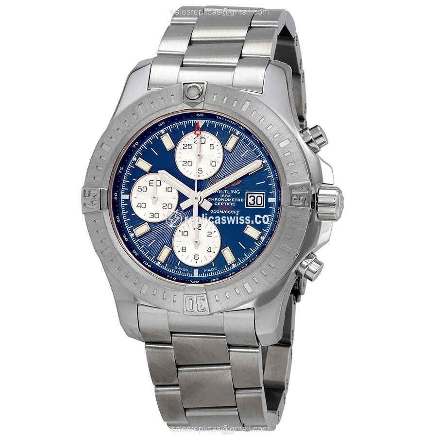 Breitling Challenger A13388111C1A1 Replica with Automatic Movement Blue Steel Dial Watch