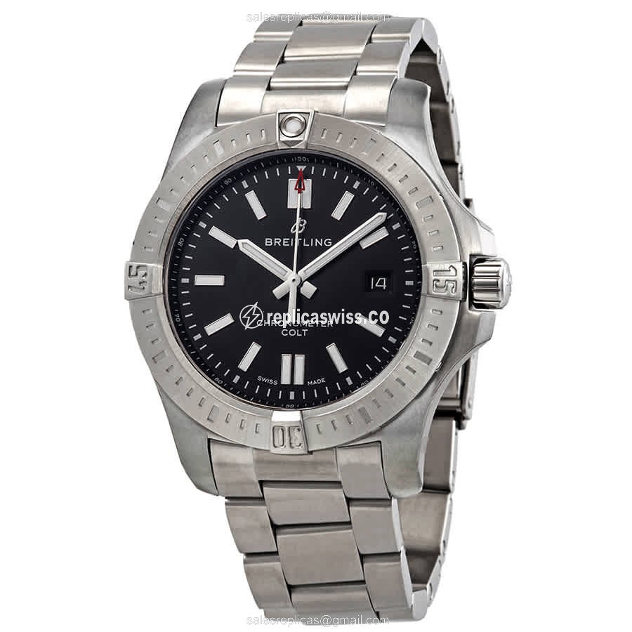 Breitling Challenger A17388101B1A1 Replica | Automatic Movement | Black Dial, Stainless Steel Case