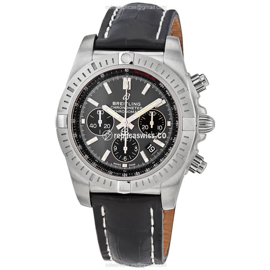 Breitling Chronomat AB0115101F1P2 Replica, Automatic Movement, Black Dial & Steel Case Watch