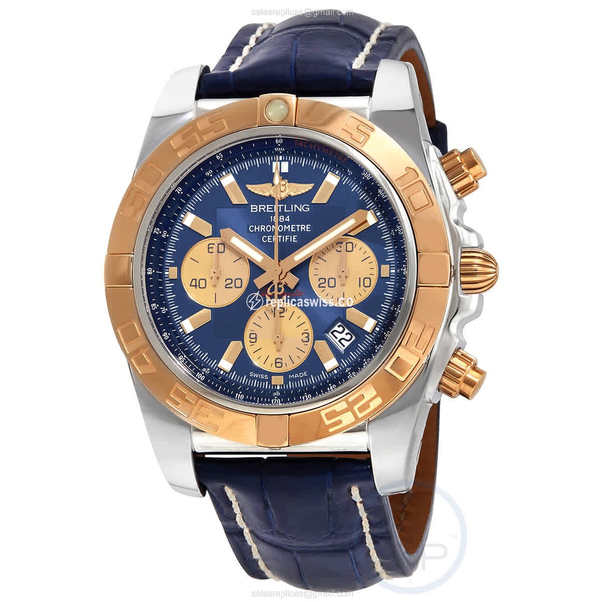 Breitling Chronomat B01 Replica in Blue Sapphire Crystal & Stainless Steel, Automatic Movement Watch