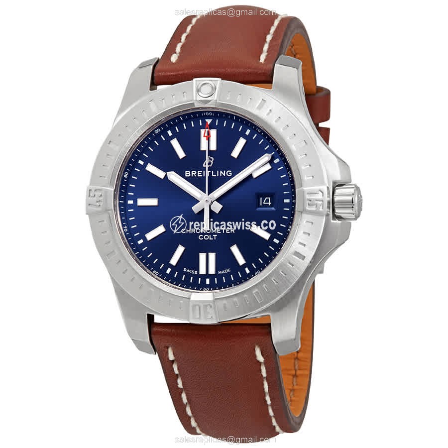 Breitling Chronomat B01 Replica in Stainless Steel, Automatic Movement & Blue Dial Watch
