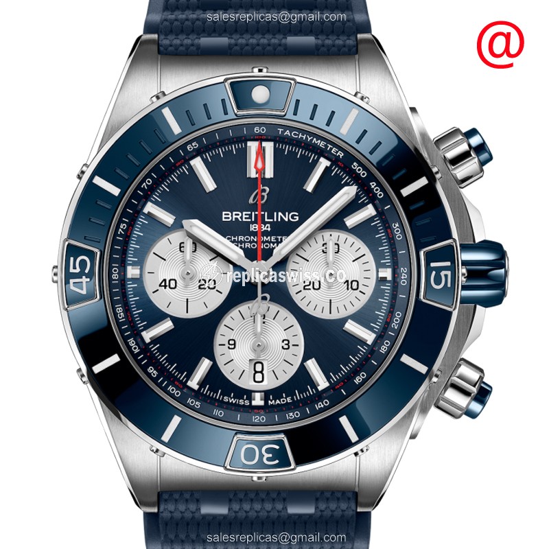Breitling Chronomat B01 Replica in Stainless Steel & Blue Dial, Automatic Movement Watch