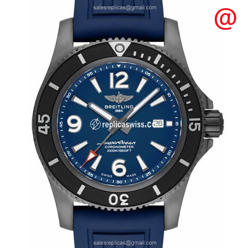 Breitling M17368D71C1S1 Superocean | Automatic Movement, Blue Steel Case & Dial Watch