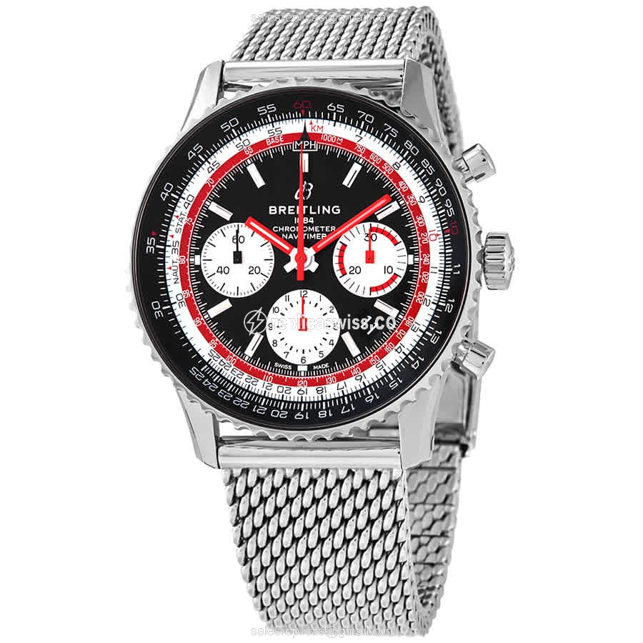 Breitling Navitimer 1 Replica | Automatic Movement, Black Dial, Stainless Steel Case Watch