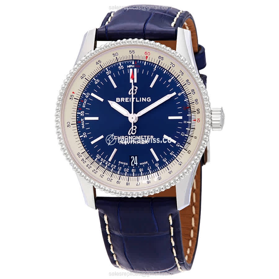 Breitling Navitimer 1 Replica in Blue Steel Case & Automatic Movement Watch