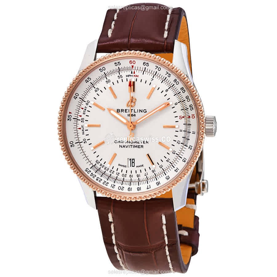 Breitling NAVITIMER 1 Replica in Stainless Steel, Automatic Movement & Silver Dial Watch