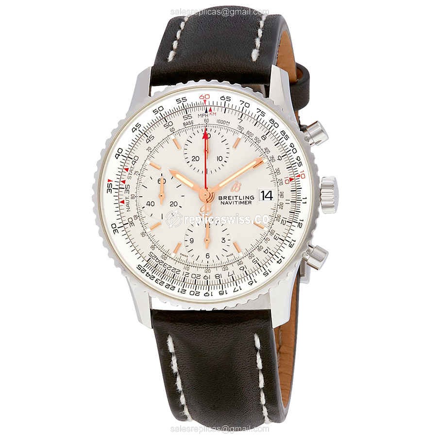 Breitling Navitimer 1 Replica in Stainless Steel | Automatic Movement & Silver Dial Watch