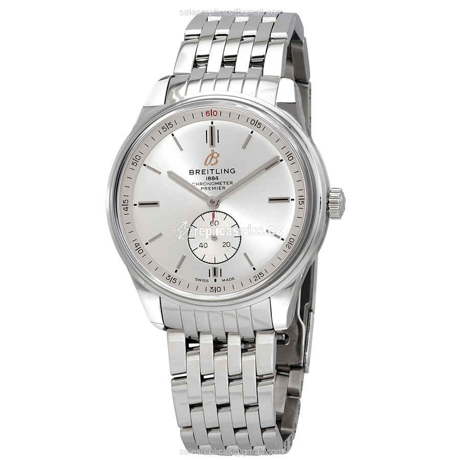 Breitling Premier A37340351G1A1 Replica with Silver Dial & Automatic Movement Watch