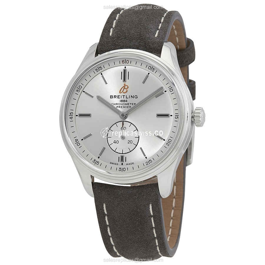 Breitling Premier A37340351G1X2 Replica, Automatic Movement, Stainless Steel Case & Silver Dial