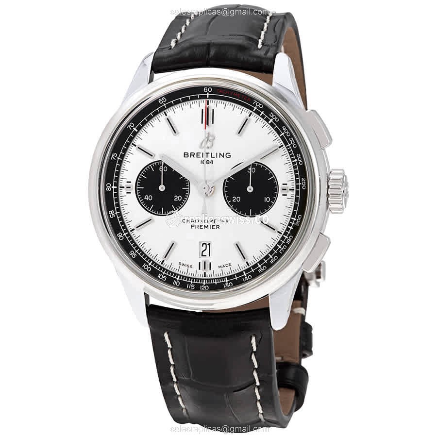 Breitling Premier AB0118221G1P1: Stainless Steel Case & Silver Dial Automatic Replica Watch