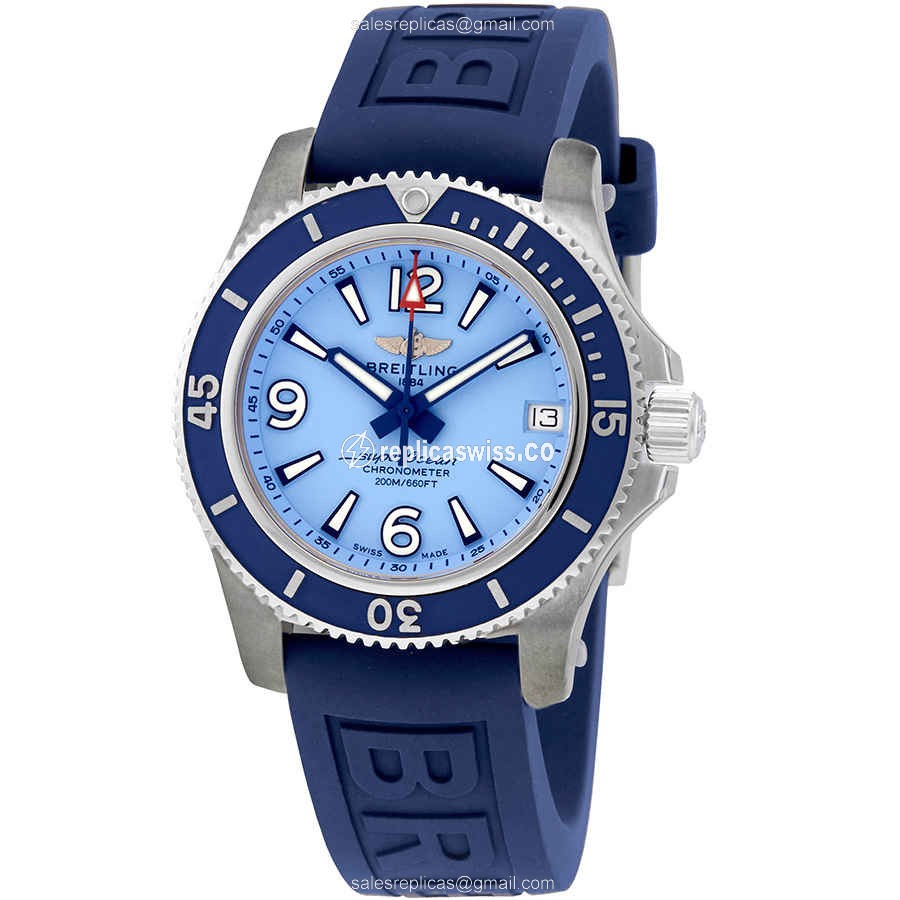 Breitling SuperOcean A17316D81C1S1 Replica with Automatic Movement & Blue Dial, Steel Case Watch