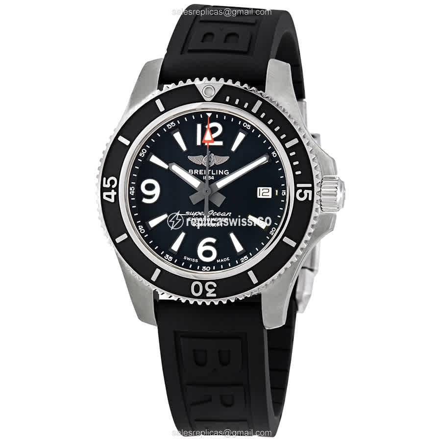 Breitling SuperOcean A17366021B1S2 Replica with Automatic Movement Black Dial, Stainless Steel