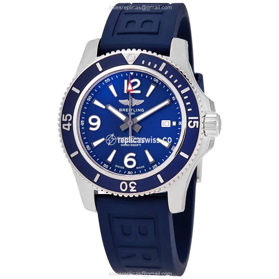Breitling Superocean A17367D81C1S1 Replica: Automatic Movement, Blue Dial & Steel Case Watch