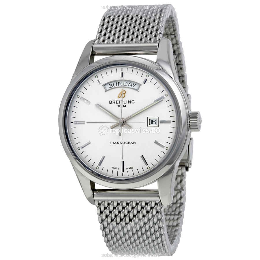 Breitling Superocean A4531012-G751-154A Replica | Automatic Movement, White Dial, Stainless Steel