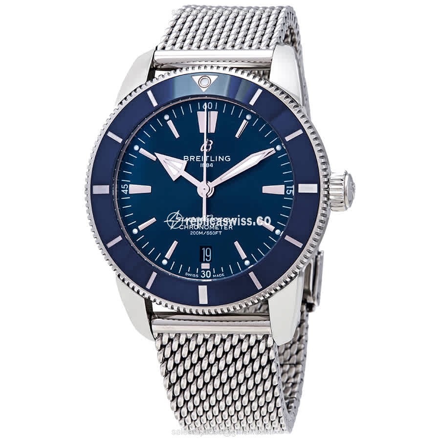 Breitling Superocean AB2030161C1A1 Replica: Automatic Movement, Blue Dial, Steel Case Watch