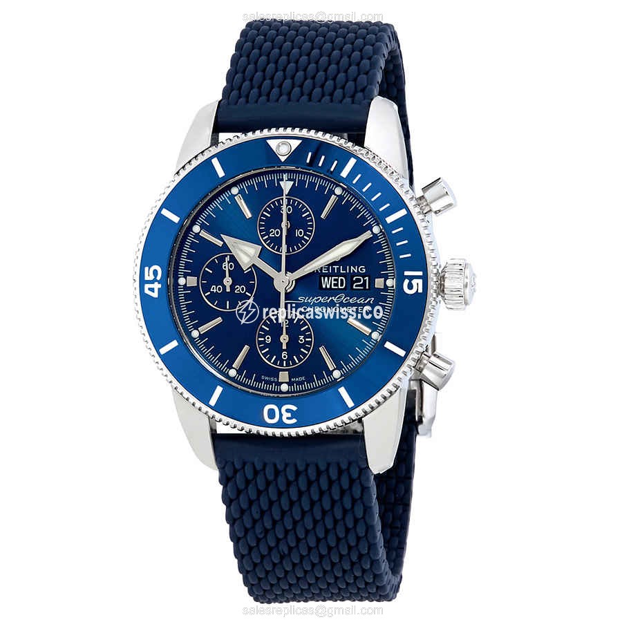 Breitling Superocean Heritage A13313161C1S1 Replica with Automatic Movement & Blue Steel Case Watch