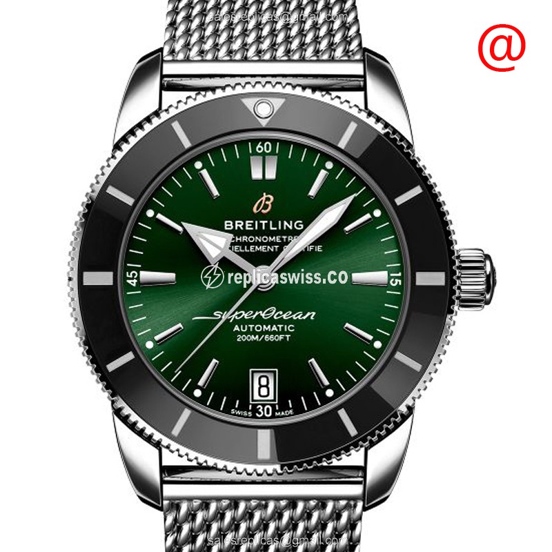 Breitling Superocean Heritage Replica in Green Dial & Stainless Steel Case, Automatic Movement Watch