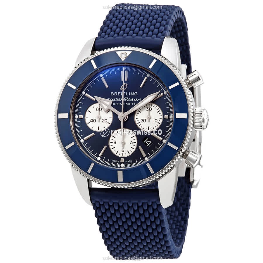 Breitling Superocean Heritage Replica in Stainless Steel & Blue Dial, Automatic Movement Watch