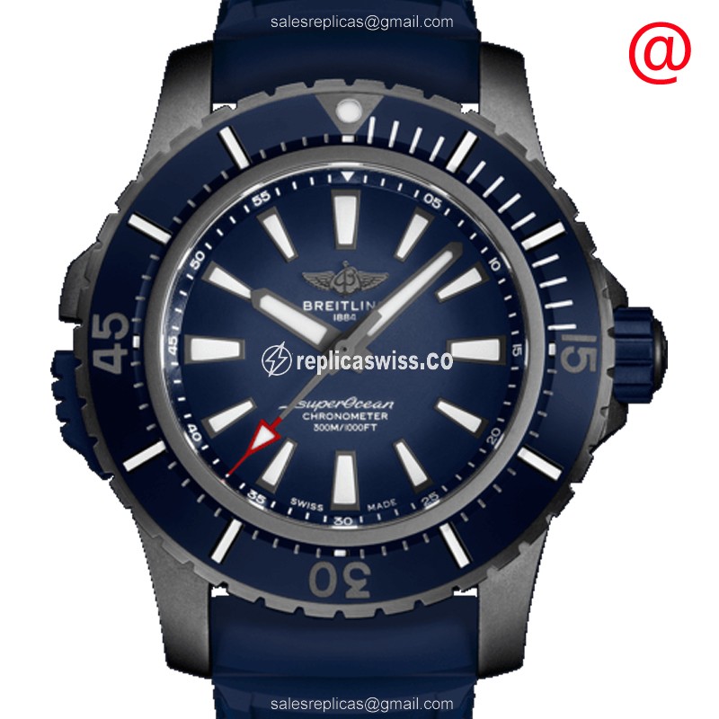 Breitling Superocean V17369161C1S1 Replica | Automatic Movement, Blue Titanium Case Watch