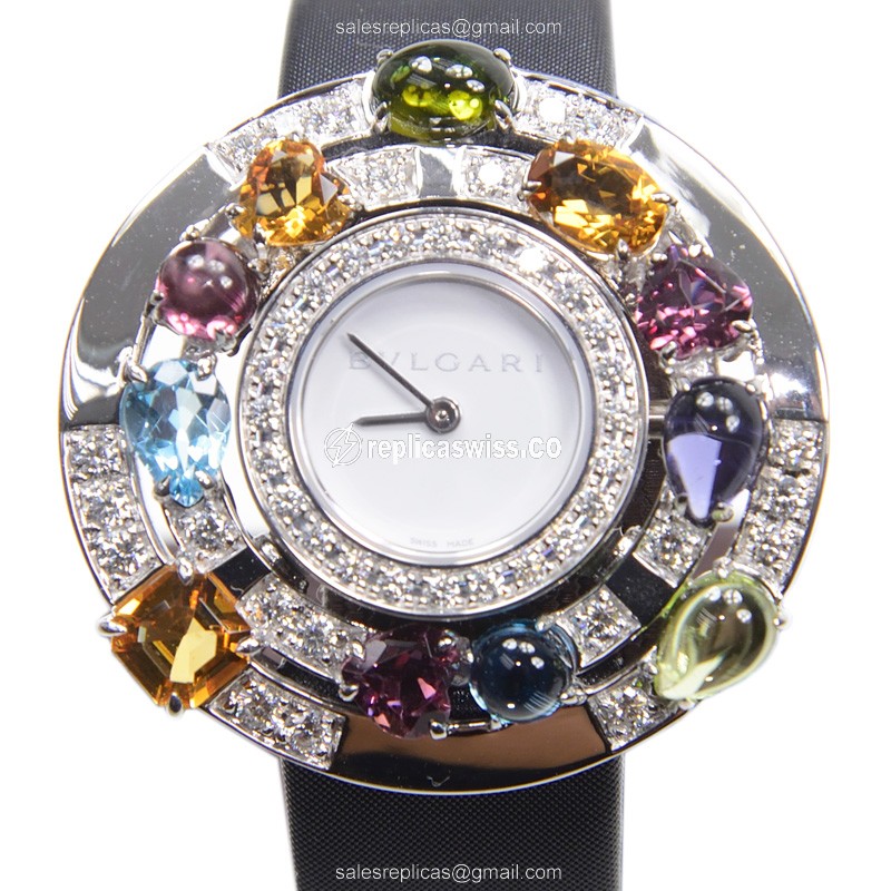 Bulgari AEW36D1CWL ASTRALE Replica in 18K Gold Case & Silver Dial | Automatic Movement Watch