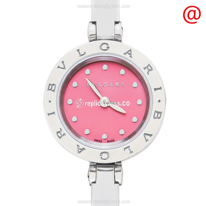 Bulgari B.ZERO1 Quartz Replica Watch | Pink Dial, Stainless Steel Case & Clasp