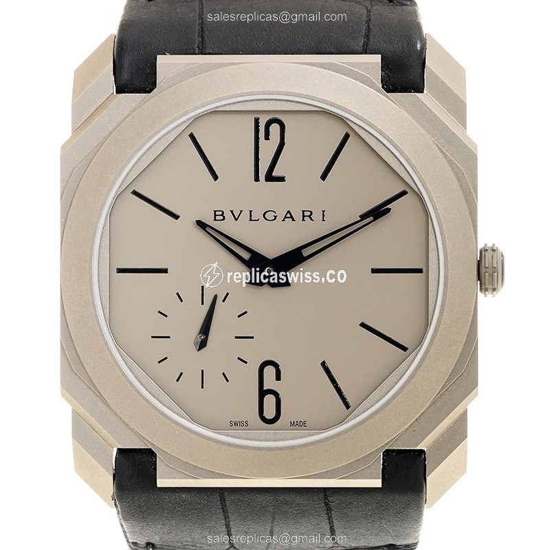 Bulgari Octo Finissimo 102711 Replica, Automatic Movement, Titanium Case & Gray Dial Watch