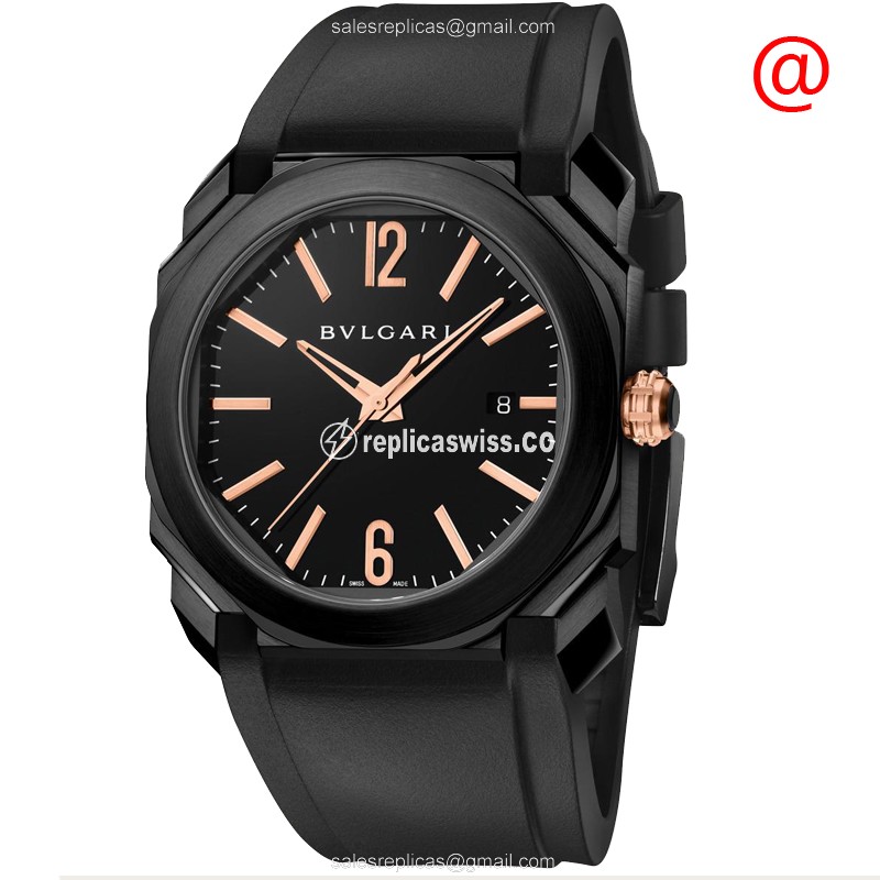 Bulgari Octo Roma Automatic — Black Dial & Steel Case, Sapphire Crystal Watch