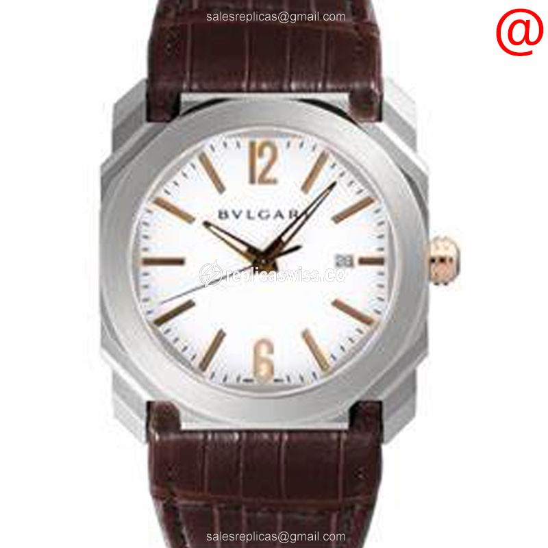 Bulgari Octo Velocissimo Replica | Automatic Movement, Stainless Steel Case, White Dial Watch