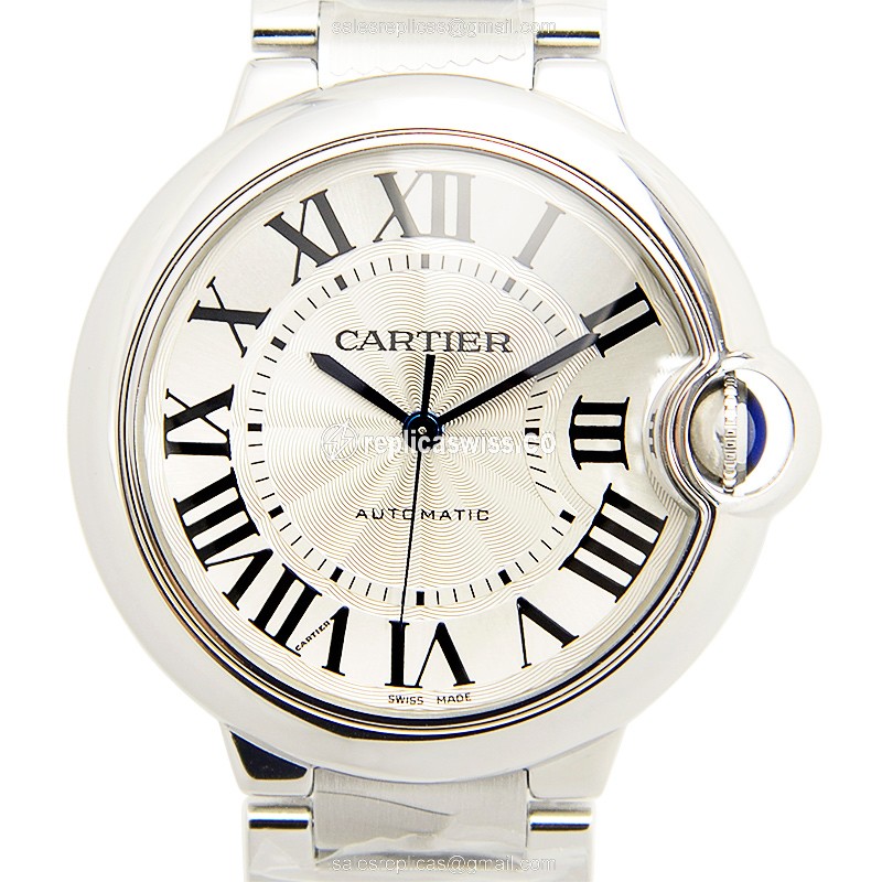 Cartier Ballon Bleu W6920046 Replica in Stainless Steel Case & White Dial Watch