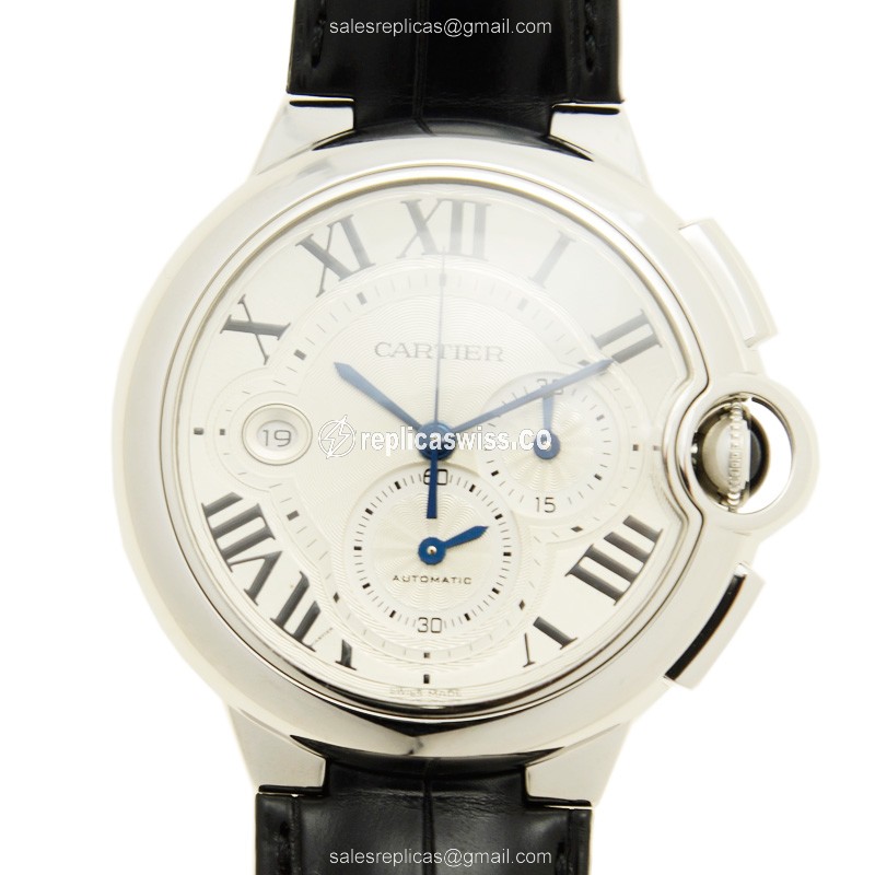 Cartier W6920078 BALLON BLEU Replica with Automatic Movement Silver Dial Watch