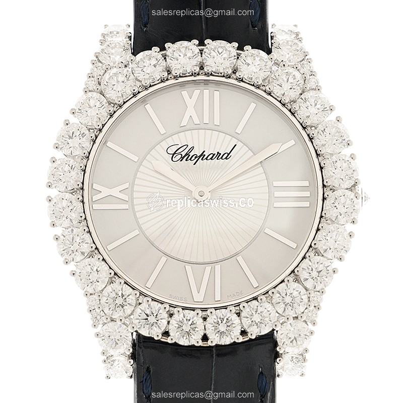 Chopard 139419-1414 Replica Watch | Automatic Movement, 18kt White Gold Case & Diamond Dial