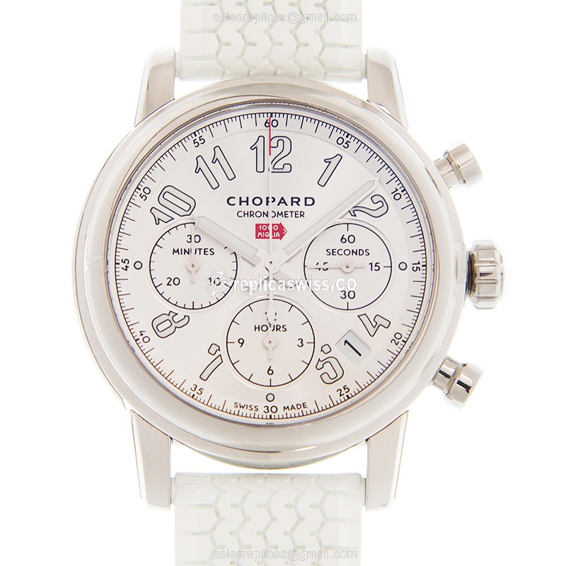 Chopard 168588-3001 Mille Miglia GT XL Automatic Steel Case White Dial Sapphire Crystal Watch