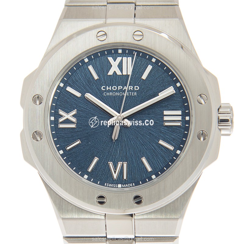 Chopard Alpine Eagle Small Replica | Automatic Movement, Blue Dial, Stainless Steel Case Watch