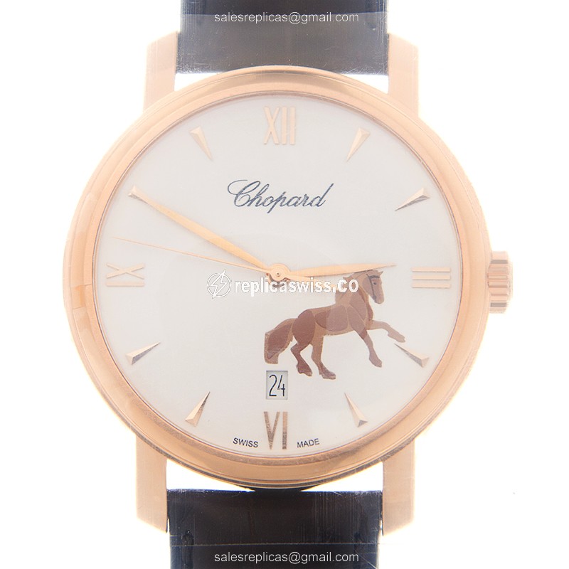 Chopard Classic 161278-5015 Replica, Automatic Movement, White Dial, 18kt Gold Case Watch