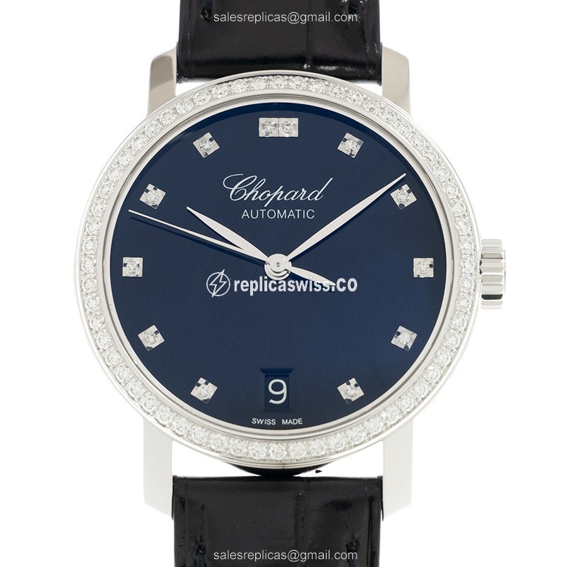 Chopard CLASSIQUE 134200-1004 Replica | Automatic Movement | Black Leather Strap Watch