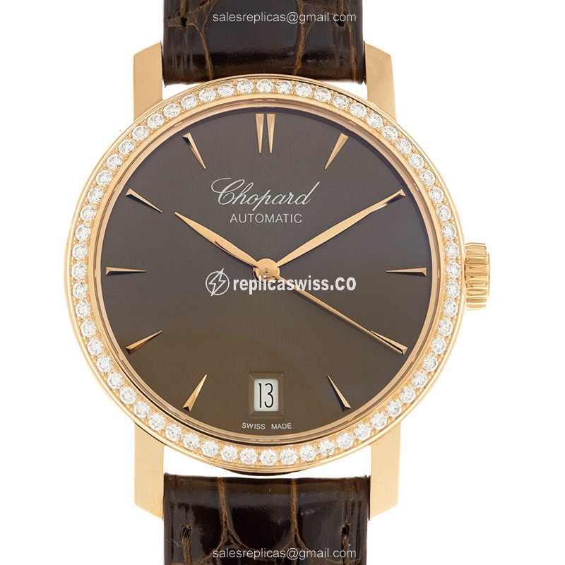Chopard CLASSIQUE 134200-5003 Replica Watch | Automatic Movement, 18kt Rose Gold Case & Brown