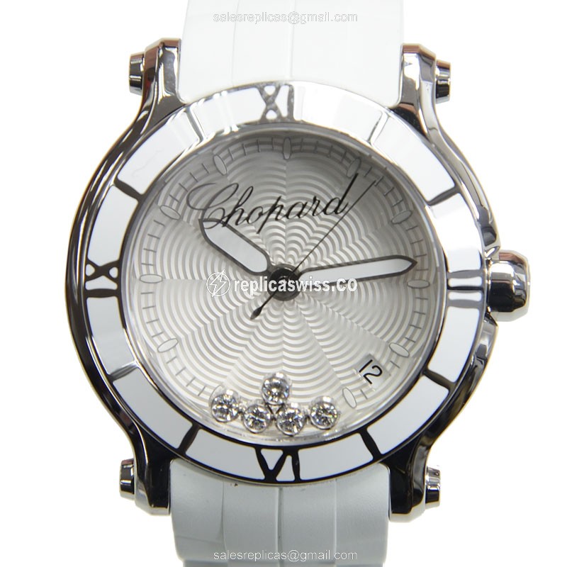 Chopard Happy Sport 278551-3001 Replica | Silver Dial, Quartz Movement, Stainless Steel Case Watch