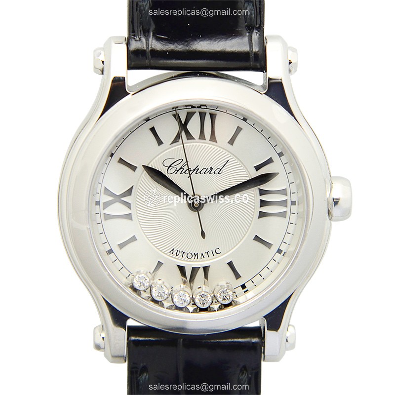 Chopard Happy Sport 278573-3001 Replica in Stainless Steel with Automatic Movement Silver Dial